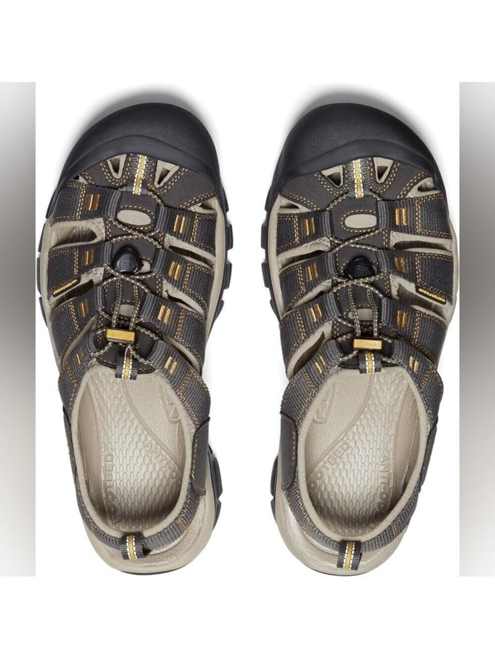 KEEN 1008399 Men's Newport H2 Sandals Washable Shoes SIZE 7.5 Bungee Lace